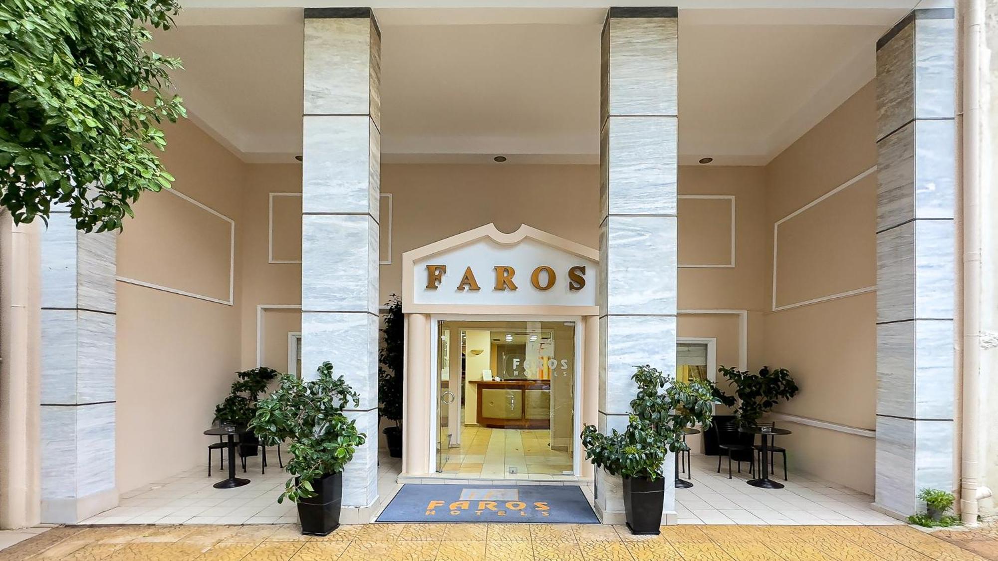 Faros II Hotell Pireus Exteriör bild
